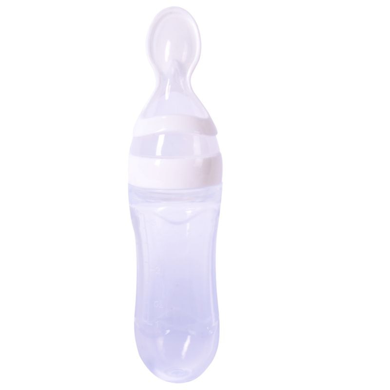 Biberon avec cuillère pour nouveau-né | EasyBottle™ - bebe-petitcoeur