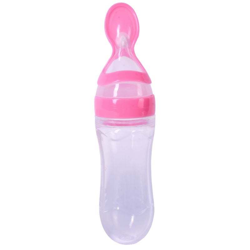 Biberon avec cuillère pour nouveau-né | EasyBottle™ - bebe-petitcoeur