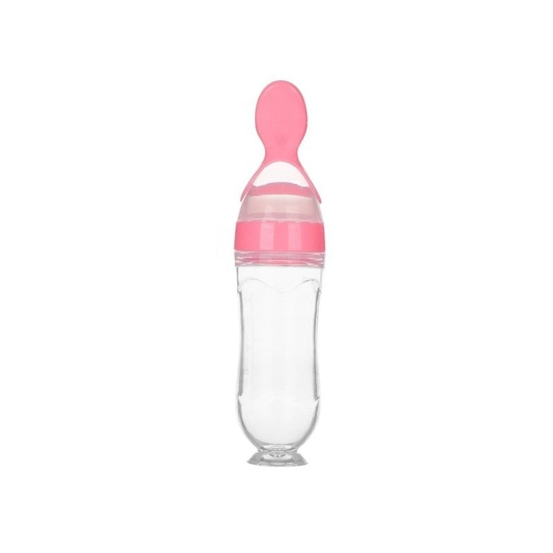 Biberon avec cuillère pour nouveau-né | EasyBottle™ - bebe-petitcoeur