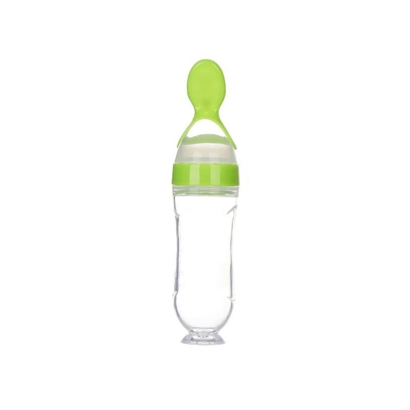 Biberon avec cuillère pour nouveau-né | EasyBottle™ - bebe-petitcoeur