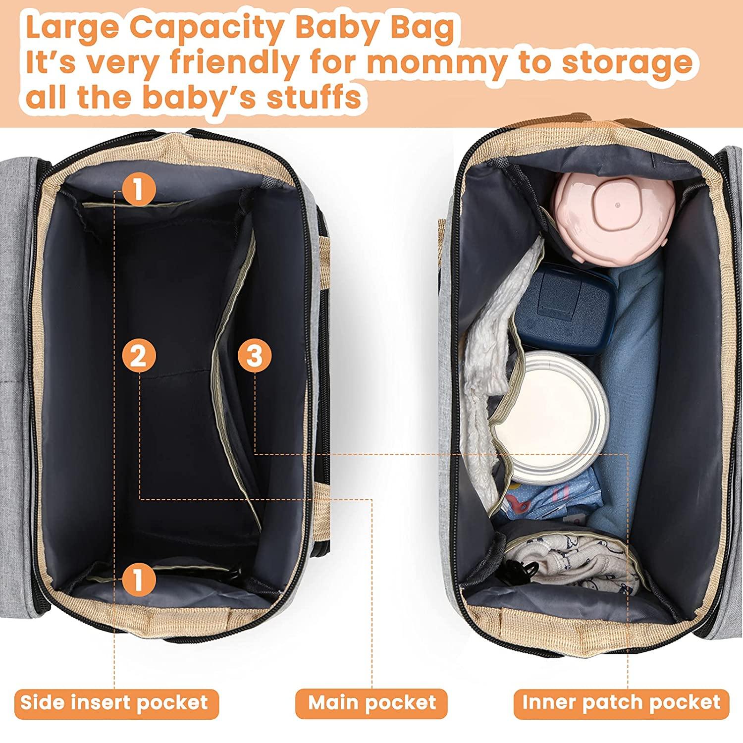 Sac à langer portatif | Berceau de voyage BabyNappy™ - bebe-petitcoeur